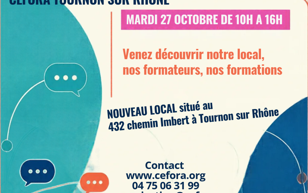 Portes ouvertes CEFORA Tournon-sur-Rhône