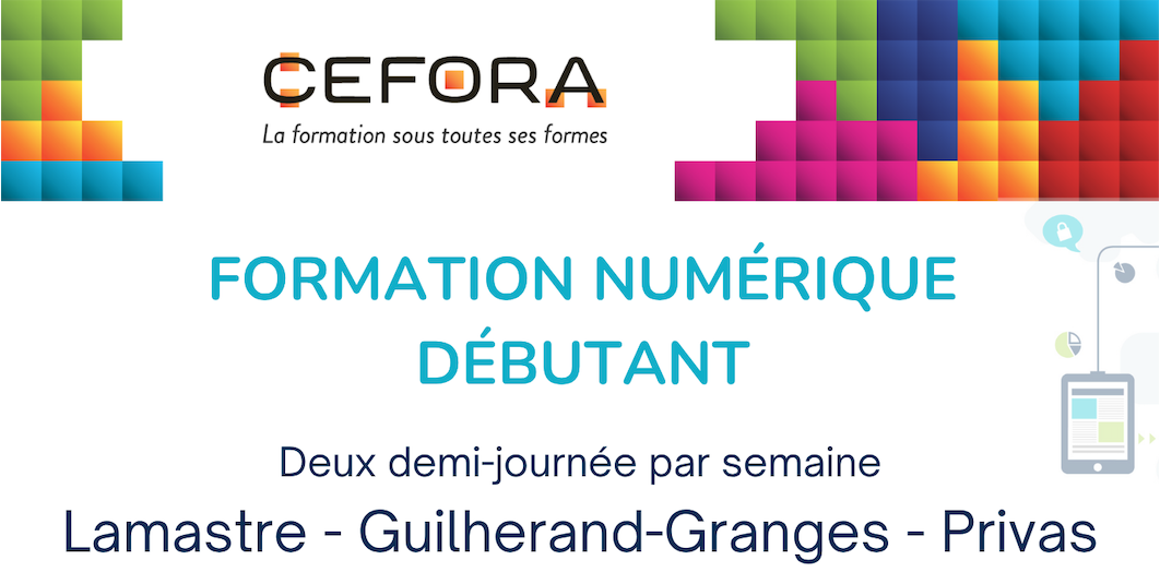 cefora formation numérique débutant